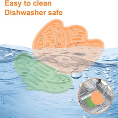 Silicone Slow Feeder Lick Mat for Dogs & Cats – Non-Slip Suction Base, Anti-Choking Design – Easy-Clean Pet Mat for Feeding, Grooming & Bath Time