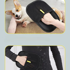 Reusable Pet Hair Remover Glove – Washable Fur & Lint Remover for Clothes, Sofa & Furniture