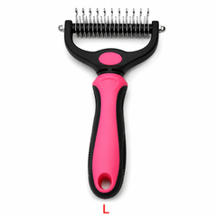 Premium Stainless Steel Pet Grooming Comb for Dogs & Cats – Hair Removal, Dematting & Detangling Tool