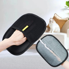 Reusable Pet Hair Remover Glove – Washable Fur & Lint Remover for Clothes, Sofa & Furniture