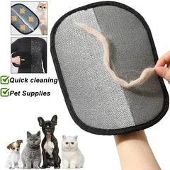 Reusable Pet Hair Remover Glove – Washable Fur & Lint Remover for Clothes, Sofa & Furniture